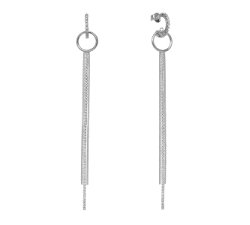 PENDIENTES PLATA DE LEY Y CIRCONITAS                                  