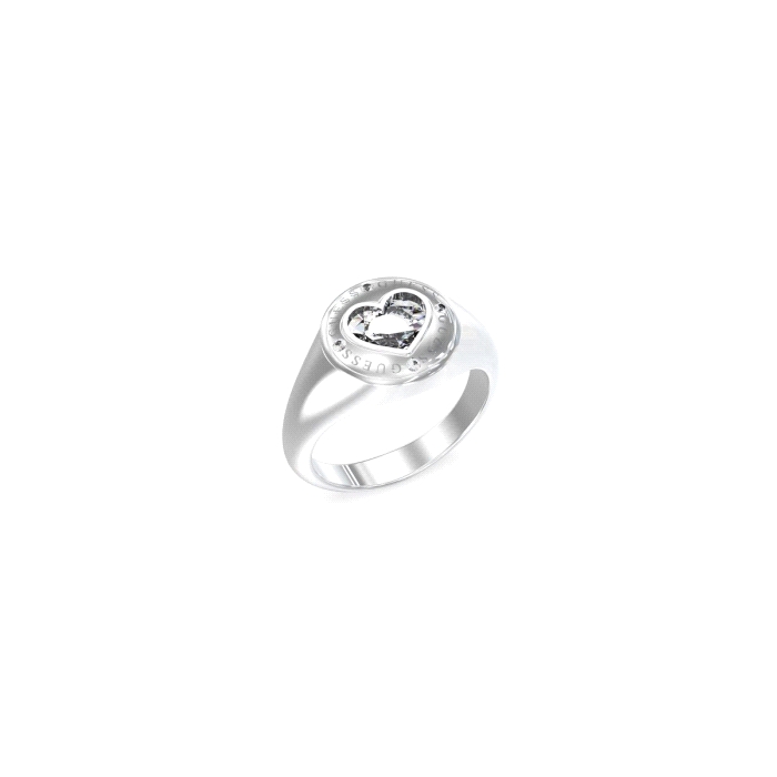 ANILLO GUESS ROLLING HEARTS